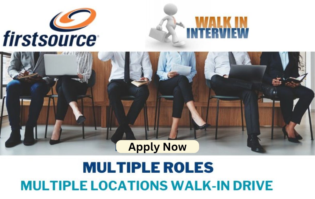 Walk-in drive 100+ Vacancy For US Mortgage