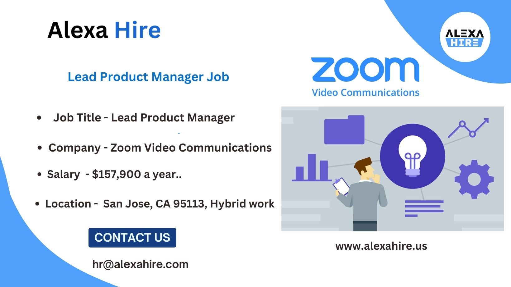 Lead Product Manager at Zoom Video Communications Apply Now