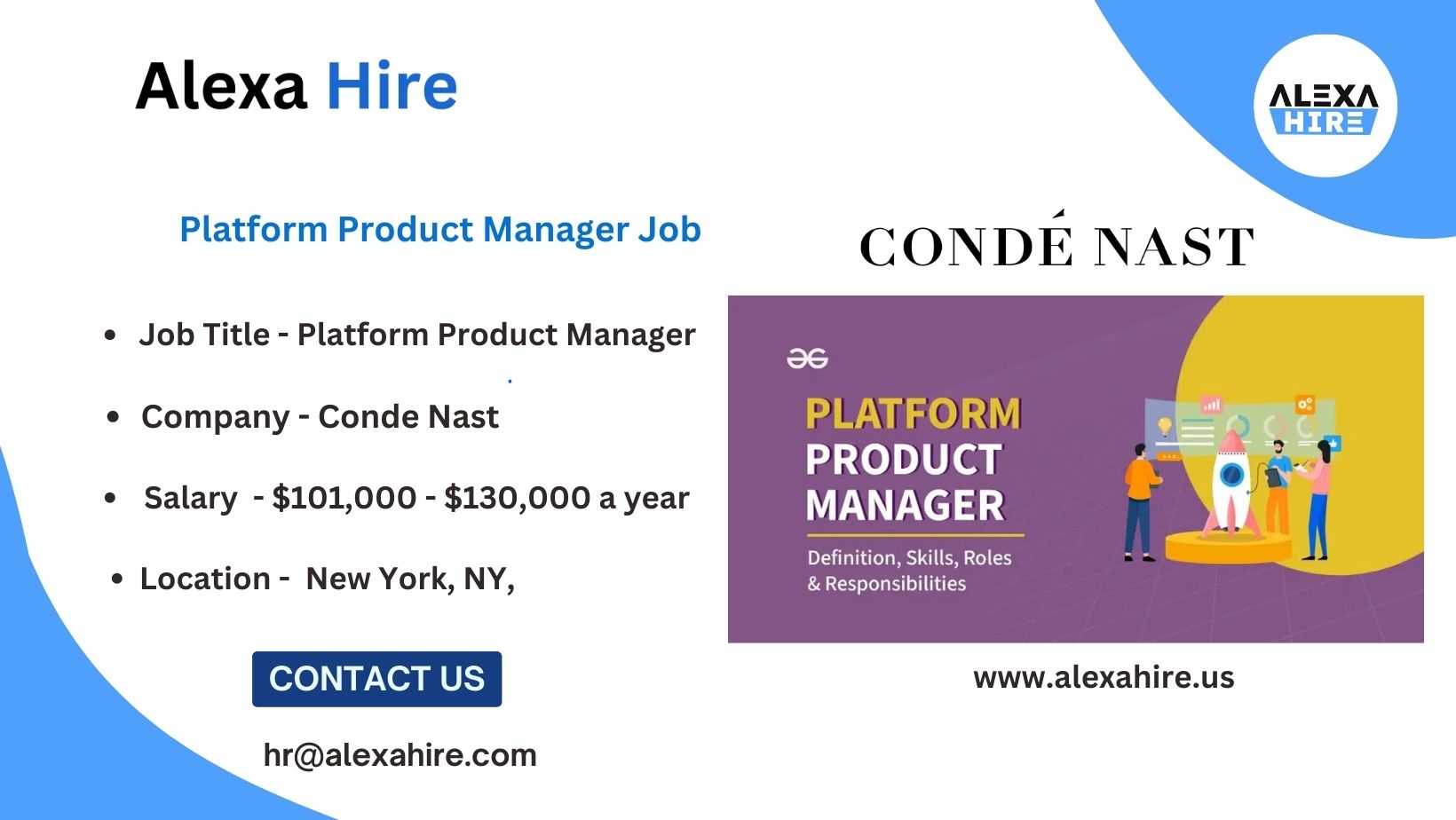 Platform Product Manager at Conde Nast Apply Right Now