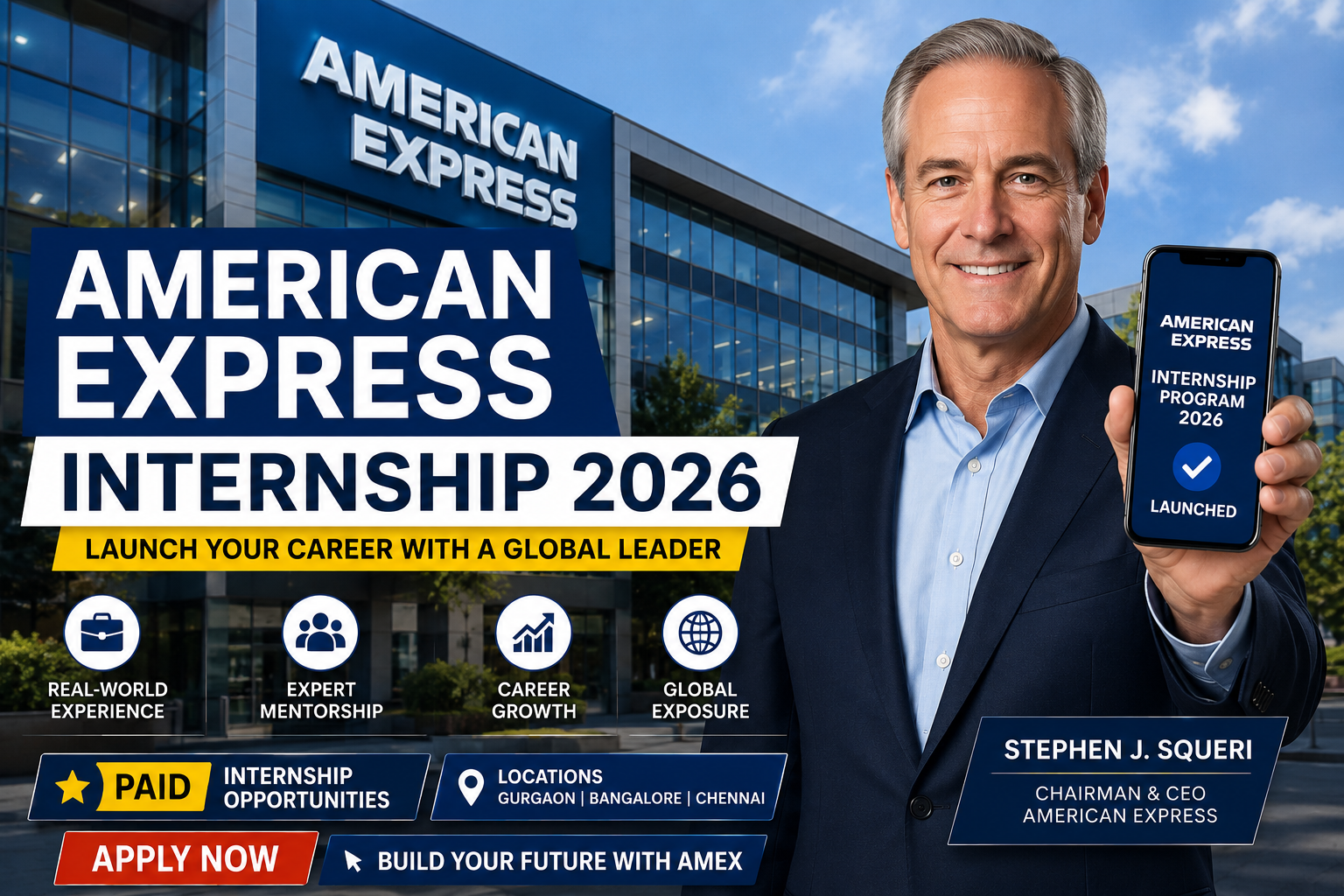 👉 American Express Internship 2026: Eligibility, Stipend, Programs & Apply