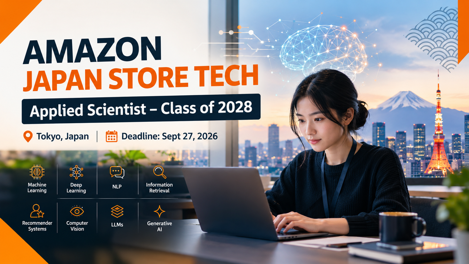 Amazon Applied Scientist 2028 – Japan Store Tech Job