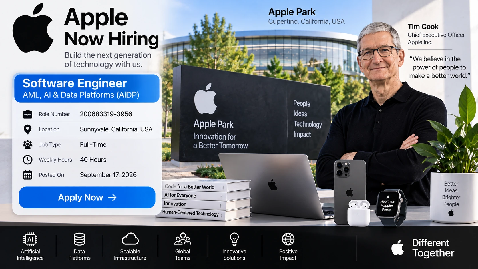 Apple Software Engineer Jobs USA 2026: AI, Skills, Salary and How to Apply
