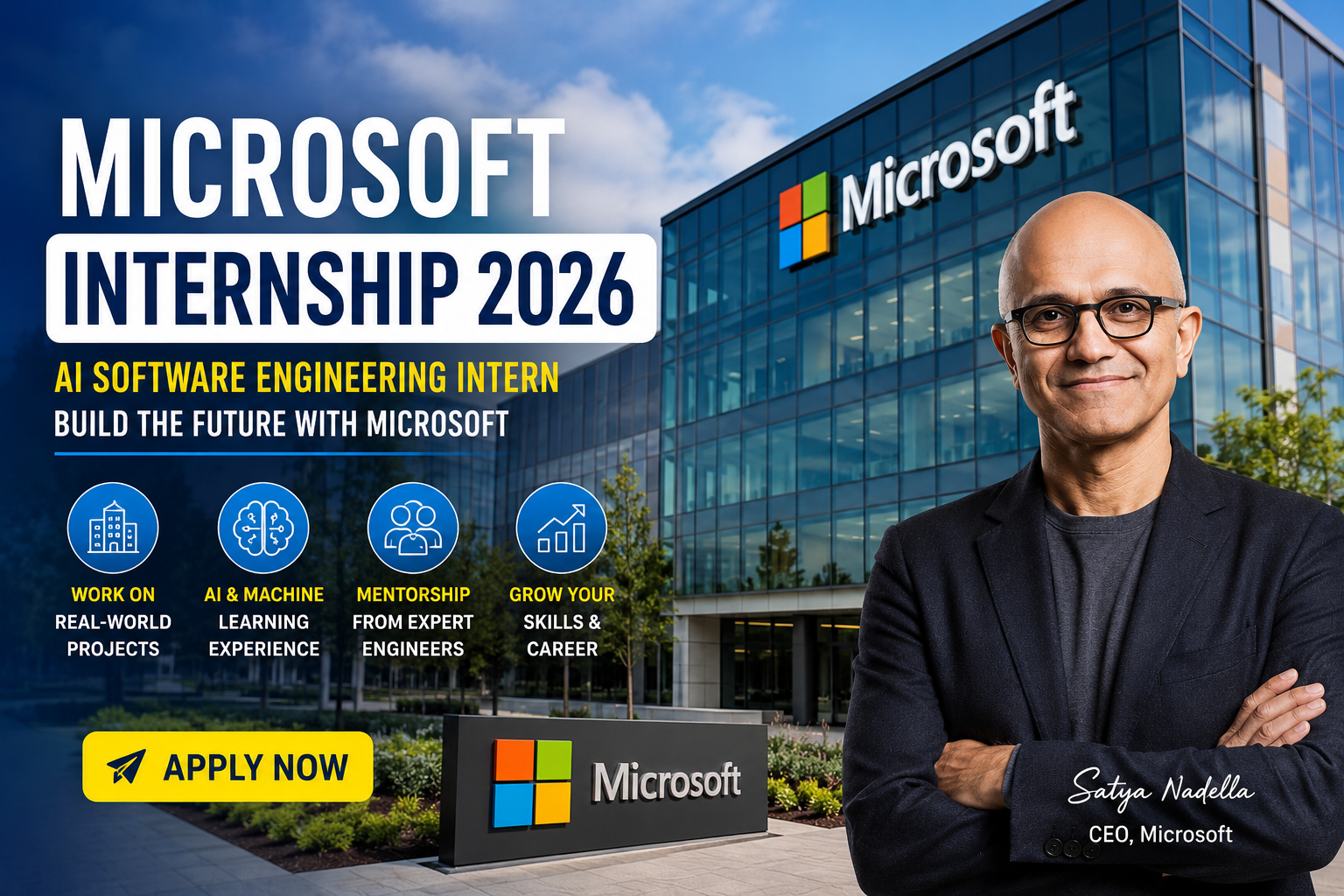 Microsoft Internship 2026: AI Software Engineering Intern in USA